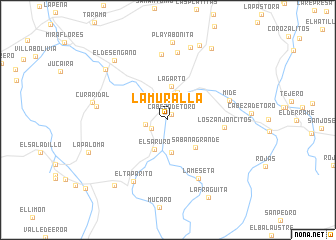 map of La Muralla