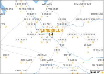 map of La Muralla