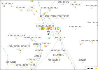 map of La Muralla