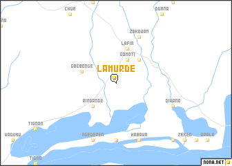 map of Lamurde