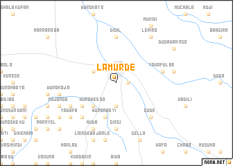 map of Lamurde