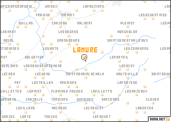 map of La Mure