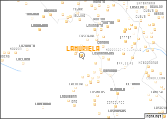 map of La Muriela