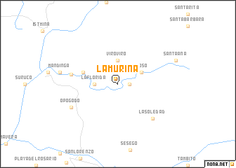 map of La Muriña