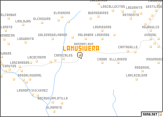 map of La Musiuera