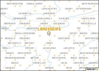 map of La Mussoire