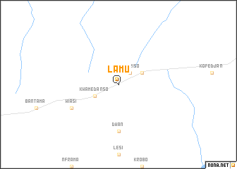 map of Lamu