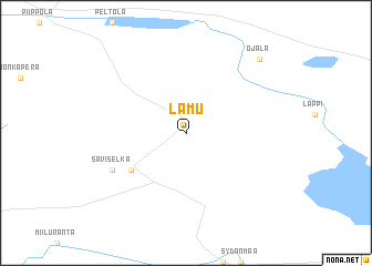 map of Lamu