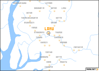 map of Lāmu