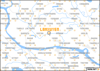 map of Lâm Xuyên