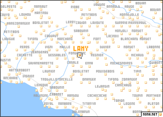 map of Lamy