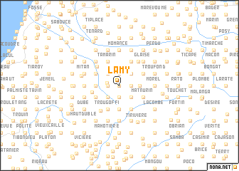 map of Lamy