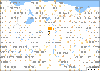 map of Lamy