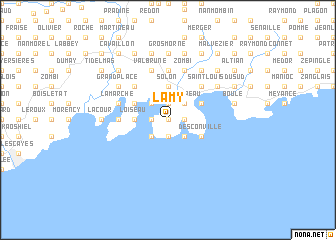 map of Lamy