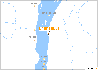 map of Lanaballi