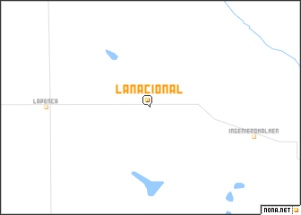 map of La Nacional