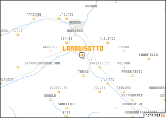 map of Lana di Sotto