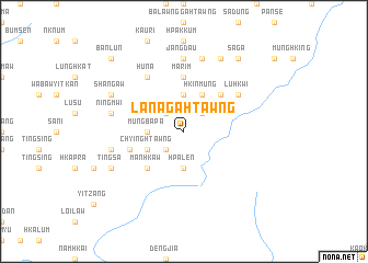 map of Lāna-gahtawng