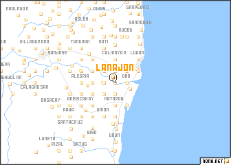 map of Lanajon