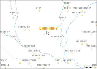 map of Lanakafy