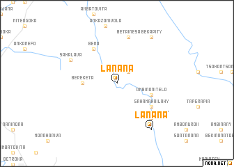 map of Lanana