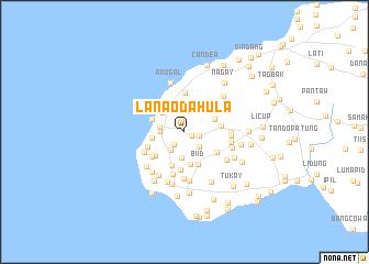 map of Lanao Dahula