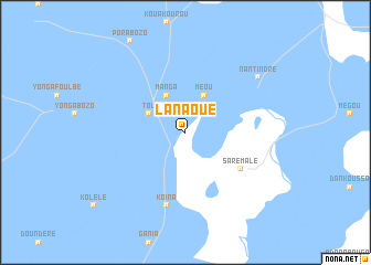 map of Lanaoué