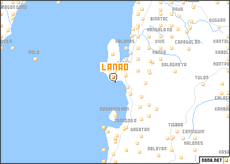 map of Lanao