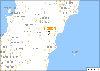 map of Lanao