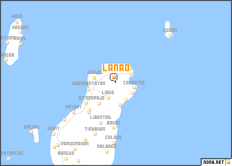 map of Lanao