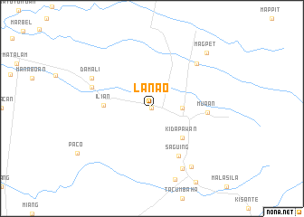 map of Lanao