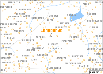 map of La Naranja