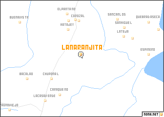 map of La Naranjita