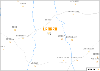 map of Lanark