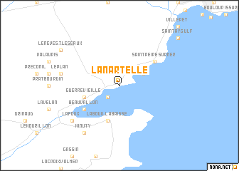 map of La Nartelle