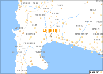 map of Lanatan