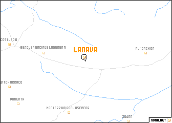 map of La Nava