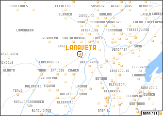 map of La Naveta