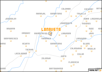 map of La Naveta