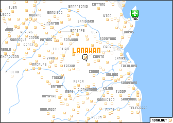 map of Lanawan