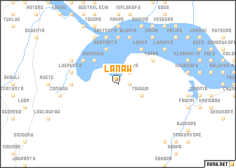 map of Lanaw