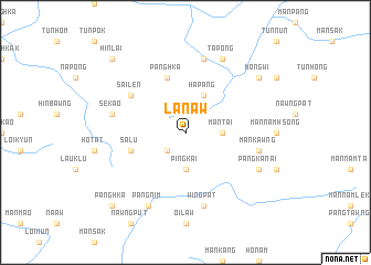 map of La-naw