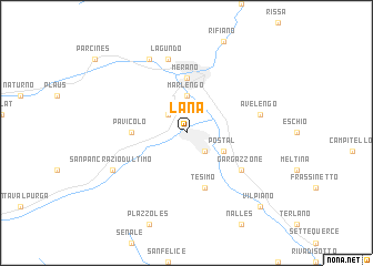 map of Lana