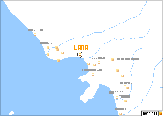map of Lana