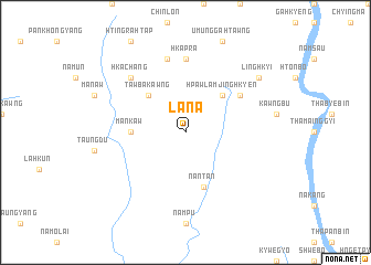 map of Lana