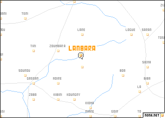 map of Lanbara