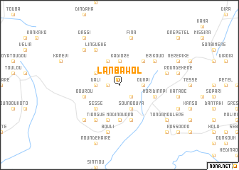 map of Lanbawol