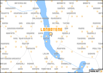 map of Lanbayène