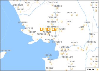 map of Lancacen