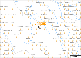 map of Lân Các
